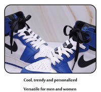 8MM Double Color Combination Top Quality Trendy Shoelaces Men Women Jumpman Sneaker 2021 180CM Ropes