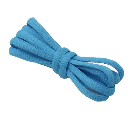 Premium Blue Oval Beach Shoe Ropes Authentic Polyester Pure Cotton Laces 6MM Shoelaces Clothing For