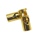 2pcs/Set METAL Cord Locks Spring Stopper Toggle Lock Ends Shoe Buckle Stoppers Shoelaces Rope Alloy