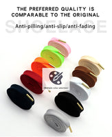 1.8CM Fat Laces With Golden Metal Tips High-quality Luxury Shoelaces Premium Polyester Hottest Item