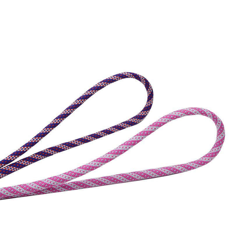 Top Weiou 4.5mm Purple Pink Round Shoe Rope Three Color Twill With Dots Polyester Shoelace For