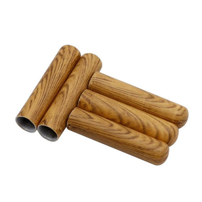 Weiou New Arrival Retro Pattern For Lady's High Boots Aglets 4.7*20.6MM Yellow Brown Ancient Wood