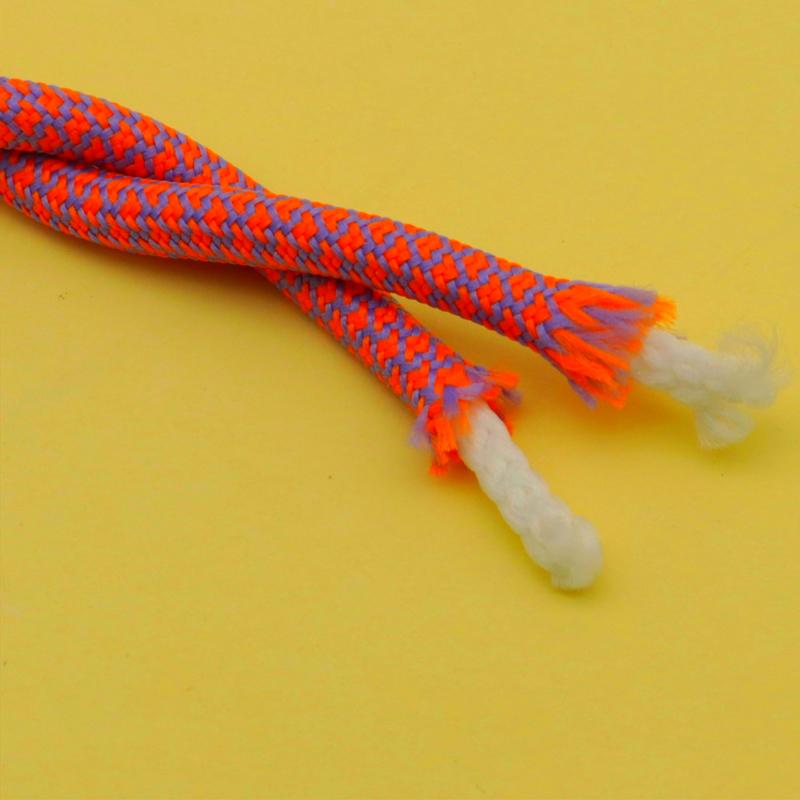 4.5MM Orange Yellow Polyester Lace Men Women Trendy Sneaker Rope 2021 Nice Shoelace For Boots Single