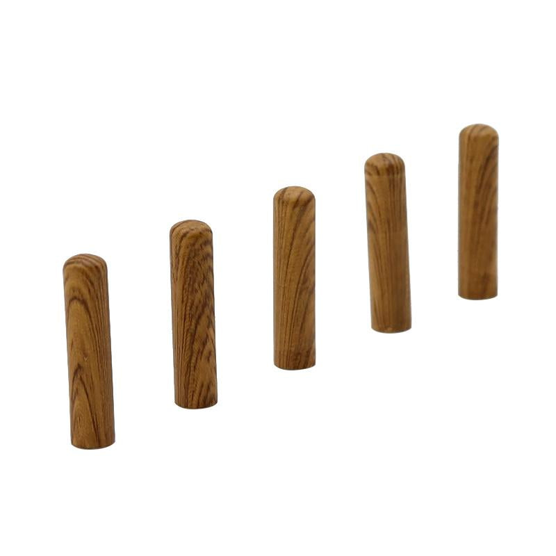 New Lace End 4.7*20.6MM Ancient-Wood Texture Shoelace Ends 4 pcs/lot For Hiking Boot Rope Plain