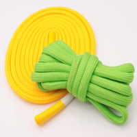 Colorful Full Coverage Epoxy Rubber Hoodie Laces Pure Fruit Colour Shoe Ropes Anti-Slip & Stable