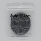 New Weiou 6MM Oval Ropes Deep Color Grey Black Shoelaces Hand-made High-Ranking Authentic Pure