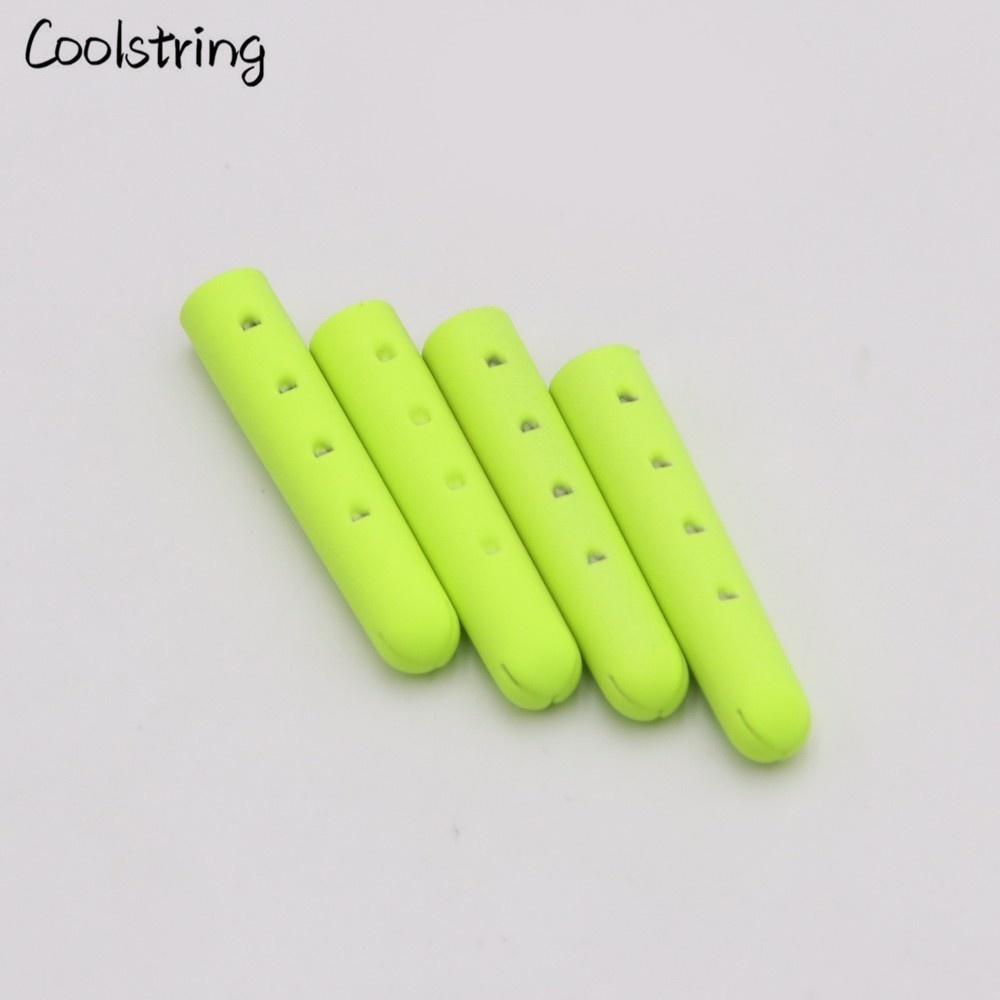 New 4pcs/Set 4-23mm Fluorescent Yellow Orange Painting Metal Tips For Shoelace Drawstring Clothing