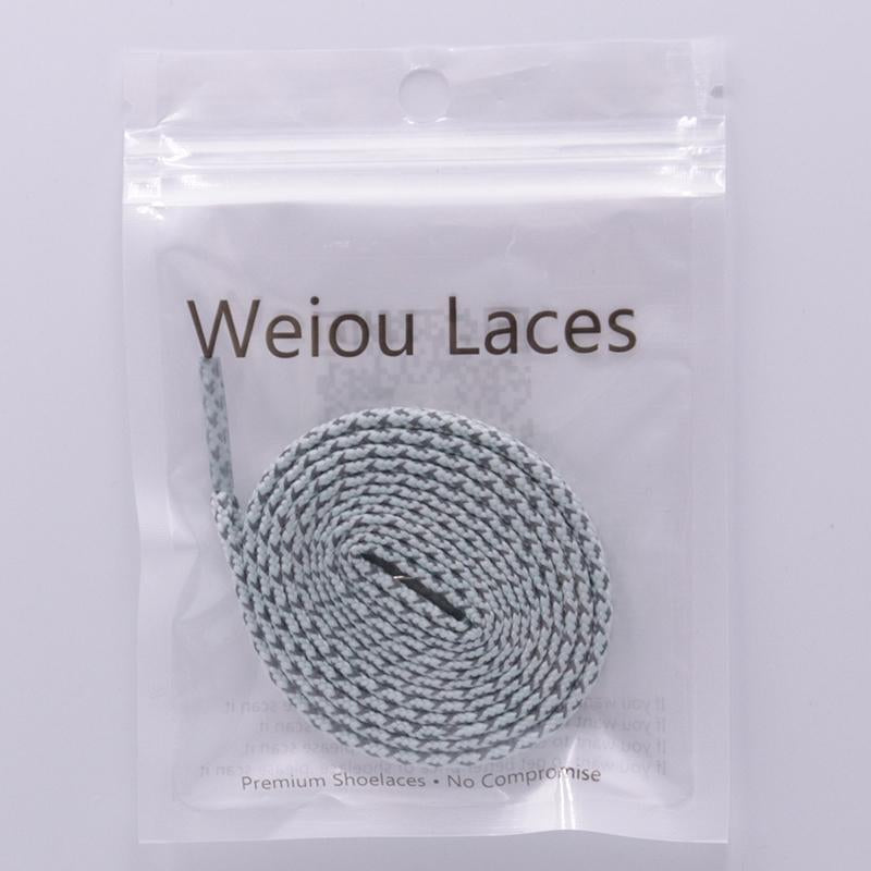 Weiou Nice 7MM Pretty Shining In Light Sport Shoe Laces Highlight Reflective Trendy Walk Running