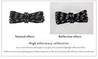 4.5MM Luxury Light Reflective Lace Luminous Charmed Ropes For Night Running Jogging Table Tennis