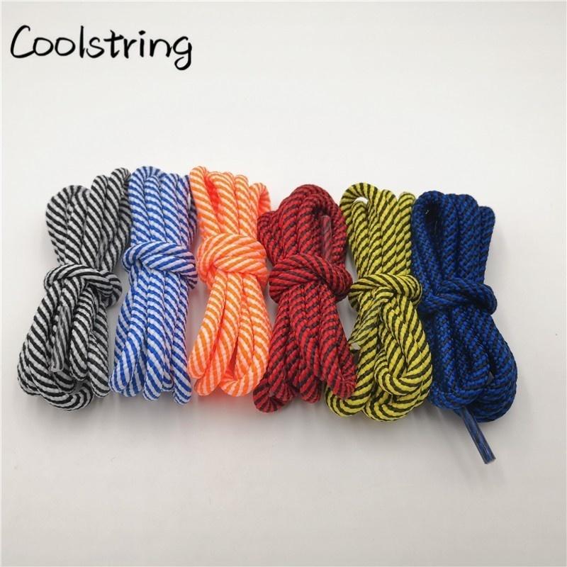 New Polyester Promotional Shoelaces 2 Colors Mixed Outdoor Sports Shoestrings Skating Bootlaces