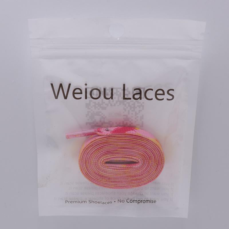 Weiou Fashion Laces Sakura Pink Shoelaces 7MM Promotional Lovely Gift For Girlfriend Wife Gril