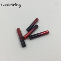 4pcs/Set New 3.8x22mm Gradient Seamless Electric Plating Painted Metal Tips Replacement Bullet Head