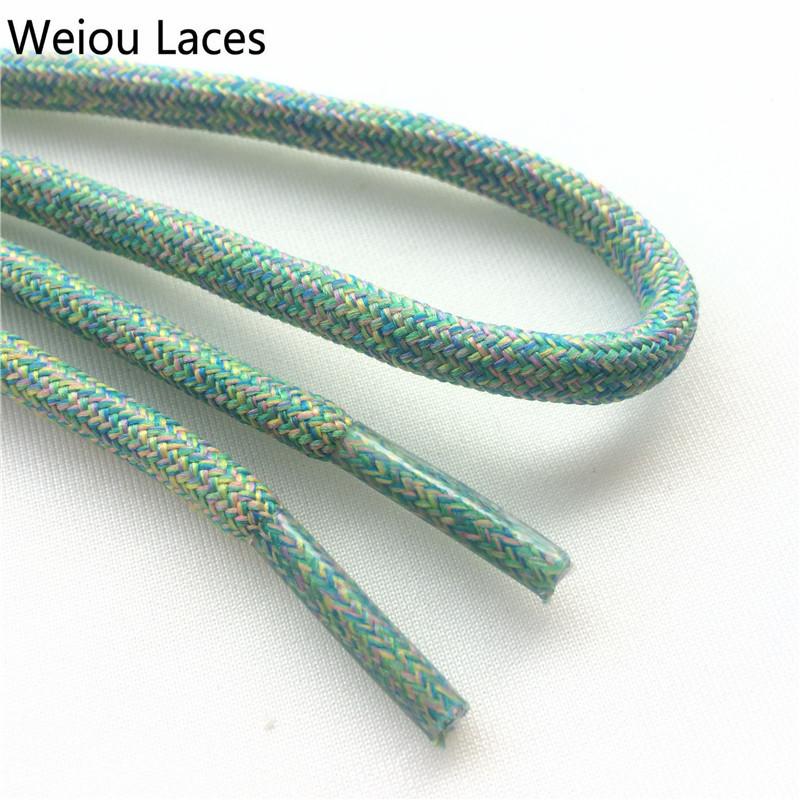 Weiou Polyester Walking Boot Laces Rope Lacing Sport Multicolor Shoelace Replacement Shoe Laces For