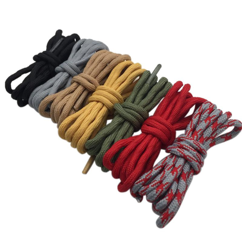 Weiou Mountaineering Shoelaces 0.45 CM Rope Wave Anti-Skidding Shoestrings For Men Outdoor Boots