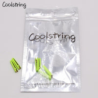 New 4pcs/Set 4-23mm Fluorescent Yellow Orange Painting Metal Tips For Shoelace Drawstring Clothing