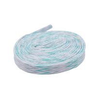 8MM Grey Mint Green Flat Shoelaces High End Heat Transfer Printing Freshness Lacets Cool Feeling For