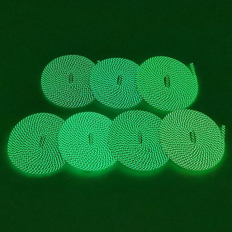 Weiou Laces Personalised Sneaker Boots Cord Luminous Shoe Accessories Best 4.5 MM Night Glow Ropes