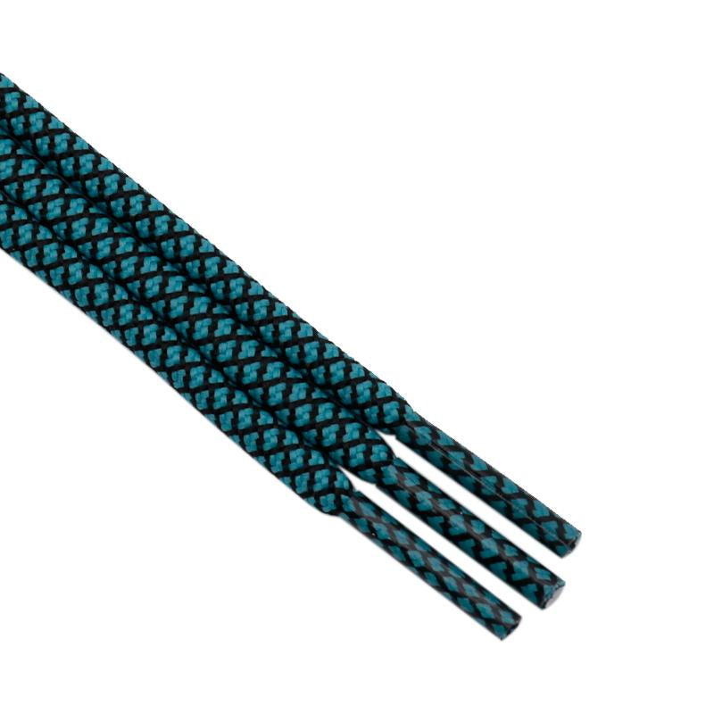 Weiou Laces Top Shoe Accessories 4.5MM Durable Affordable Cyan Blue Green Polyester Ropes Picnic