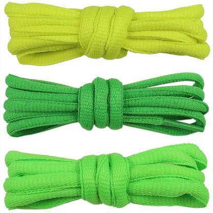 Weiou 8.5MM Bright Polyester Cotton Ropes For Hoodie Hat Pretty Green Yellow Solid Colorful Oval