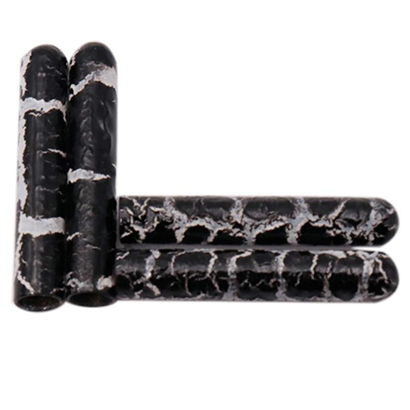 New Arrivals Snake Skin Drawing Lace Ends 4*22mm 4 Pcs High Quality Shoelace Tips Metal Aglets For