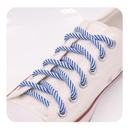 New Polyester Promotional Shoelaces 2 Colors Mixed Outdoor Sports Shoestrings Skating Bootlaces