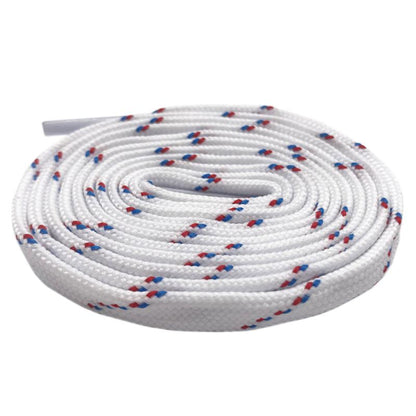 Weiou Classic 7mm Cool White Red Blue Flat Tublar Shoelaces Brand New Athletic Boots Laces For Men