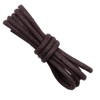 Weiou Shoe Laces 3MM Round Shape Thiny Ropes 100% Cotton Waxed Waterproof Easy Decorations Swimming