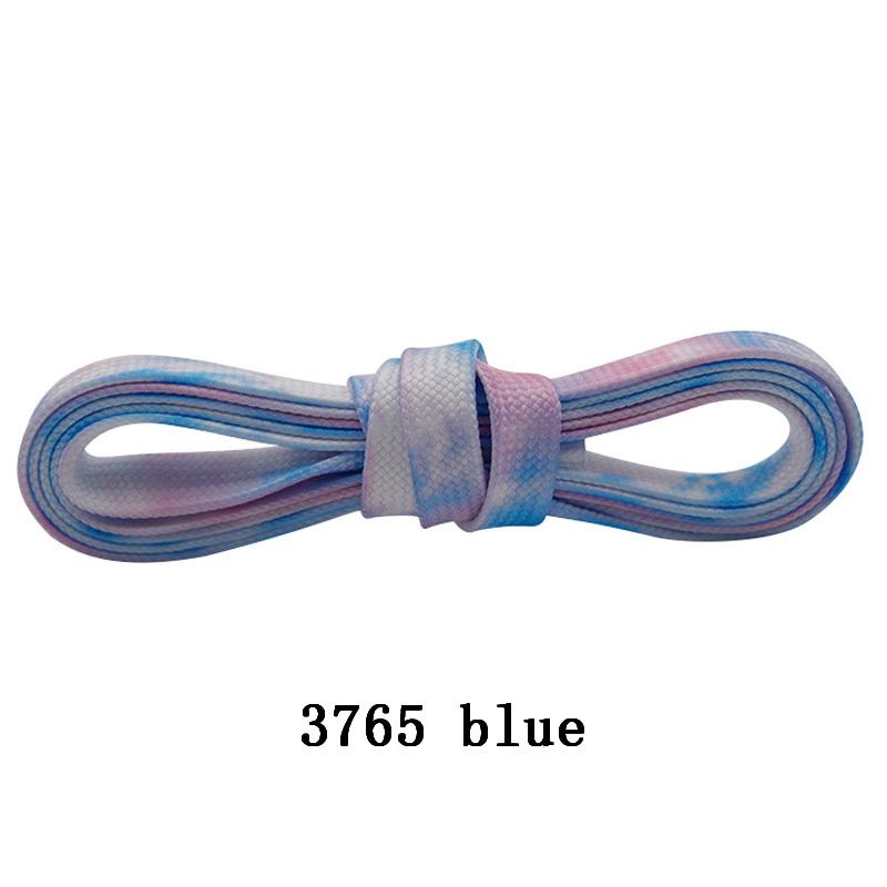 New Tie-dye Non-fading Shoe Laces Shoe Lace Unisex Flat Boot Laces 120/140/160CM Shoestrings for AF1