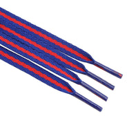 7MM Casual Shoelaces Beige&Black Blue&Red Double Color Combination High Quality Men Women Sneaker