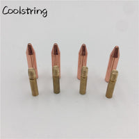 4pcs/set Luxury 5.6-26mm Mirror Polishing Shoelaces Metal Tips DIY Round Bullet Aglets Screw On