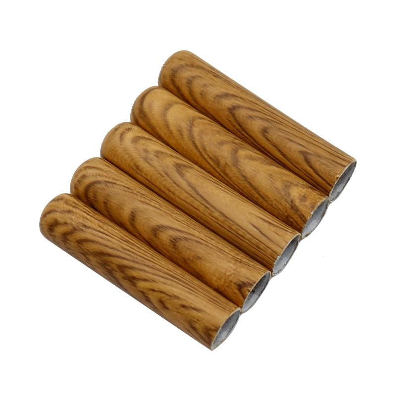 New Lace End 4.7*20.6MM Ancient-Wood Texture Shoelace Ends 4 pcs/lot For Hiking Boot Rope Plain