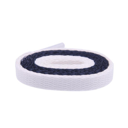 Weiou 170cm Extra Long Air Joint name 2 Tone Flat Shoelaces Black White Beige Red Splice Bootlace