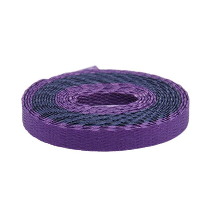 Weiou Laces New Fashion Trend Shoelaces 0.8CM Flat Two Color Shoestrings Colorful Heat Transfer