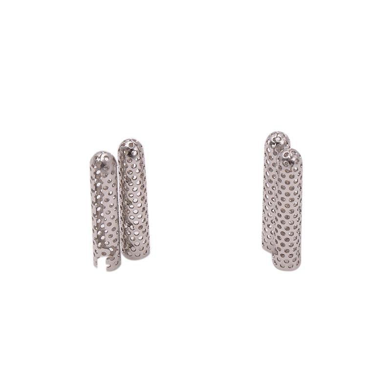 Weiou New Arrivals Laces End Press Install 4.5*22mm Silver Cave Metal Tips 100 pcs/lot Hole Hollow