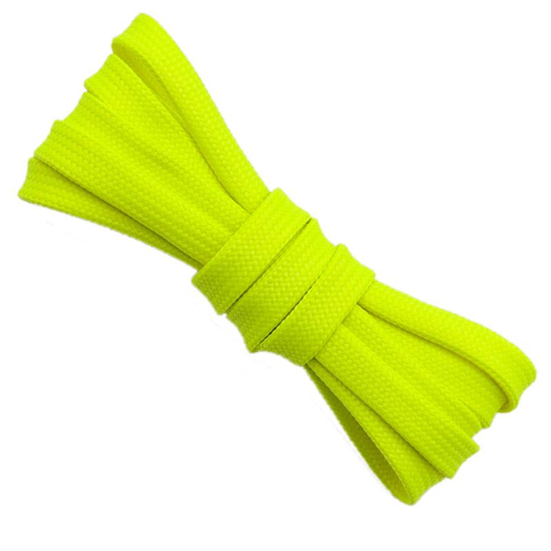 New Arrival Night Shoelace Flat Shoe Laces Luminous Glow In The Dark Athletic ShoeLace 7mm Colorful