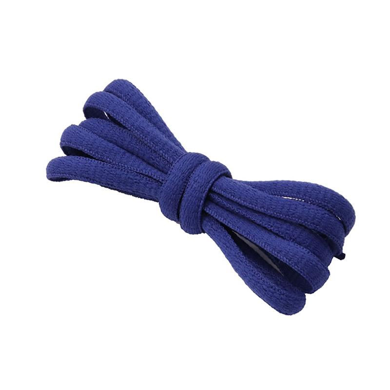 Weiou New Pure Color Oval Cotton Ropes 6MM Blue Purple Shoelaces Authentic Polyester Premium Cords