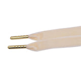 1.27CM Fluff Velvet Single-sided Cashmere Shoecords Golden Metal Aglets Yellow Beige Brown Pajamas