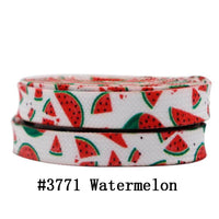 60-180cm cartoon Watermelon Strawberry shoelace 2 designs flat shoes board shoes af1 high-top shoe