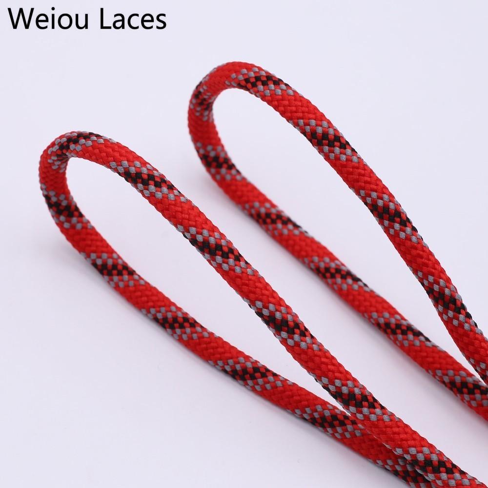 Weiou 6mm New Shoelaces Round Drawstring Waist Sweater Hat Rope Polyester Fashion Grey Red Black