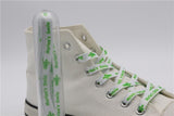 8MM White-Green Turtle Pattern High Quality Shoelace "Marlee's Smile" Letter Printing Rope изи буст