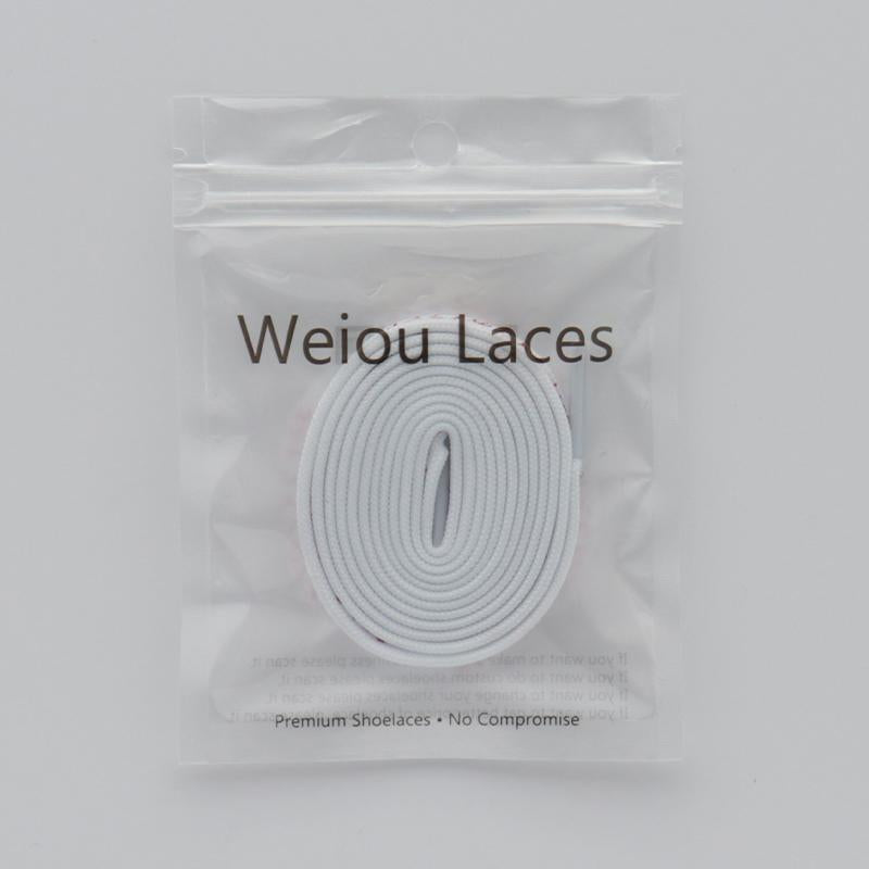 Weiou 7MM Premium Laces White Beige Lacet Silk Screen Japanese Letter Katakana Printing Light Weight