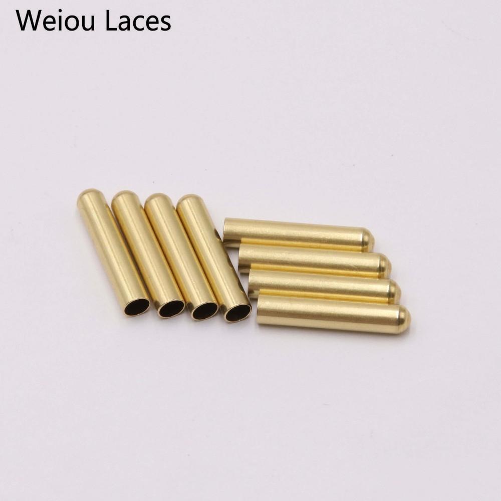 Weiou 20pcs 4.3x22mm Shoes Accessories Diy Shoelaces Shoe Lace Tips Unsex Women Replacement Head For