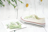 Men Women Canvas 2021 8MM Sneaker Flat Cute Cord Heat Transfer Pineapple Printing Hat Ropes 140CM