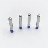 4x22mm 4pcs A Set Silver-Blue Black-Red Shoelaces End Metal Capsule Type Aglets Garment Shoelace