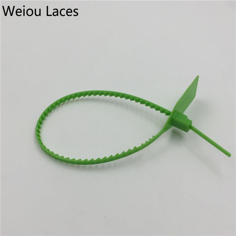 Weiou Laces Colorful Zip Tie  NEW Disposable Plastic Tips With White Text 2018 2019 2020 Or No Text