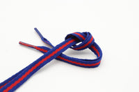 7MM Casual Shoelaces Beige&Black Blue&Red Double Color Combination High Quality Men Women Sneaker