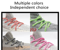 5MM Shoe laces Double Helix Polyester Round Cord Men Women Sneaker 2021 Laces White Black For Kids