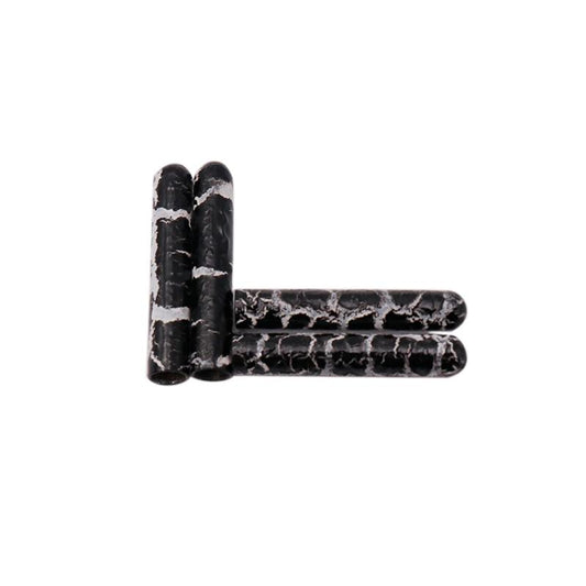 Weiou Lace 4*22mm New Arrival String Aglets 4pcs/set Trendy Shoe Rope Ends For Sale Black White