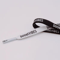 Weiou 7MM boostVIBES Male Female Silk Screen Letter Printing Laces 2021 Trendy Casual Unisex