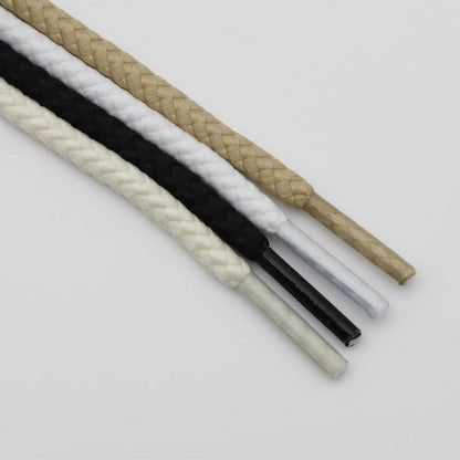 Weiou New Arrivals Fashion 4.5MM Shoe Accessories Laces Pure Color Polyester Ropes Classic Weave